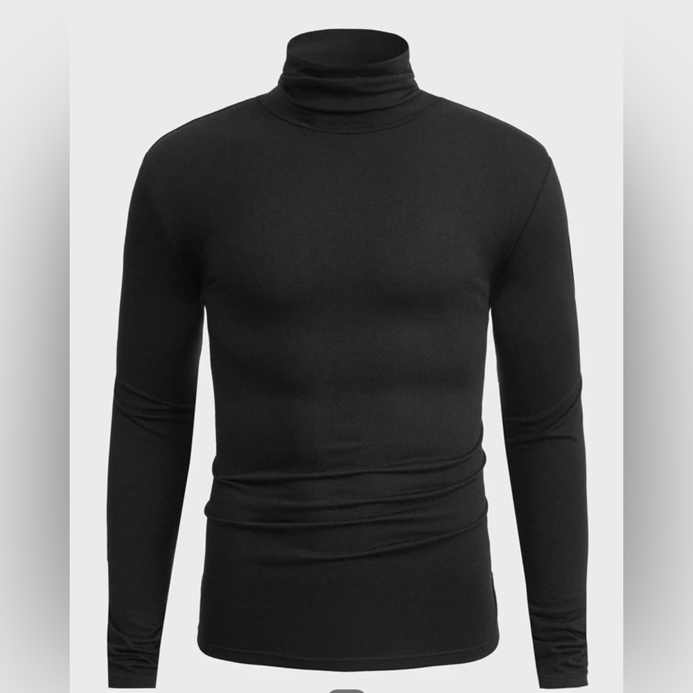 SHEIN MEN BLAVM TURTLE NECK. NEVER WORN. SIZE SMALL. BUT CAN ALSO FIT MEDIUM.